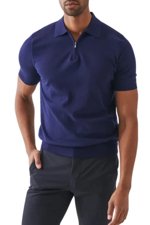 Quarter Zip Polo