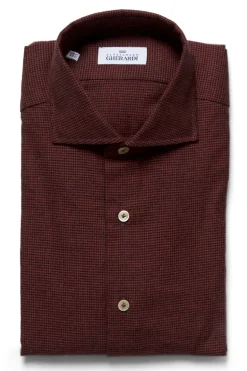 Raspberry Houndstooth Shirt