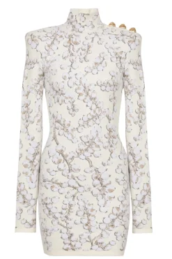 Redcurrant Jacquard Knit Dress