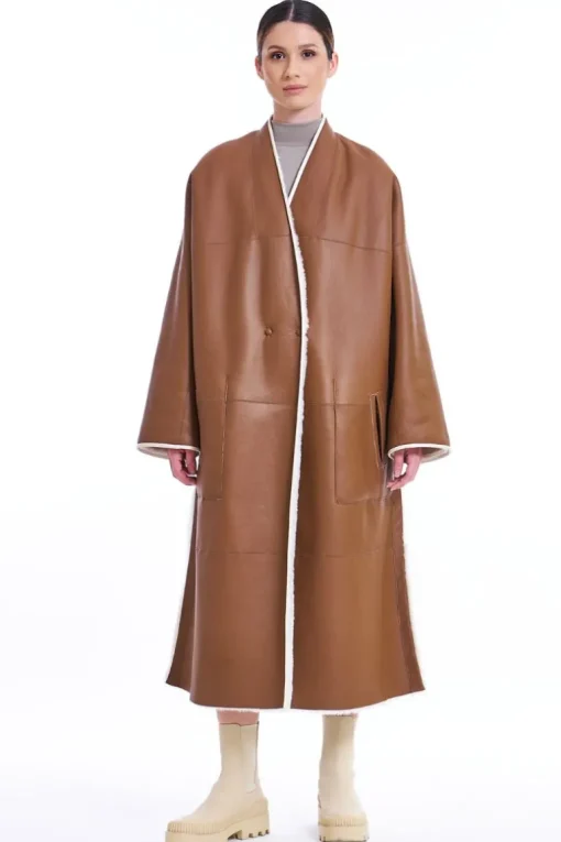 Reversible Shearling Coat