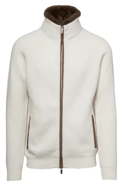 Rib Zip Cardigan