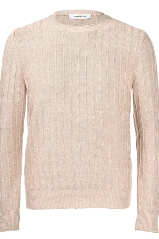 Ribbed 2-Ply Crewneck