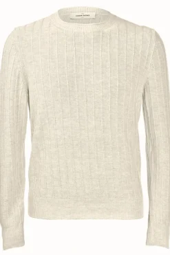 Ribbed 2-Ply Crewneck