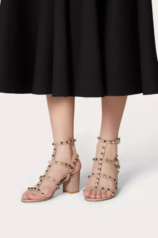 Rockstud Ankle Strap Sandal