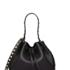 Rockstud Grainy Bucket Bag
