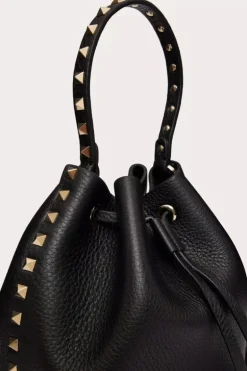 Rockstud Grainy Bucket Bag
