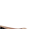 Rockstud Leather Ballerina