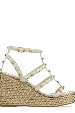 Rockstud Wedge Sandals