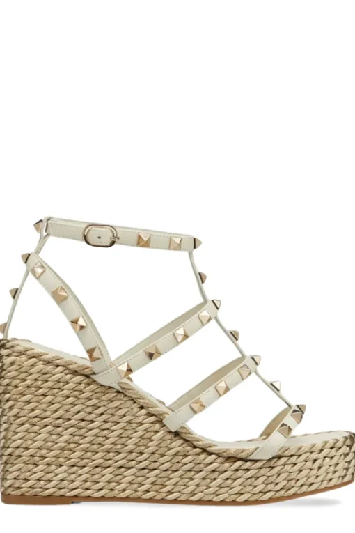 Rockstud Wedge Sandals