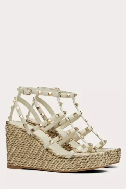 Rockstud Wedge Sandals