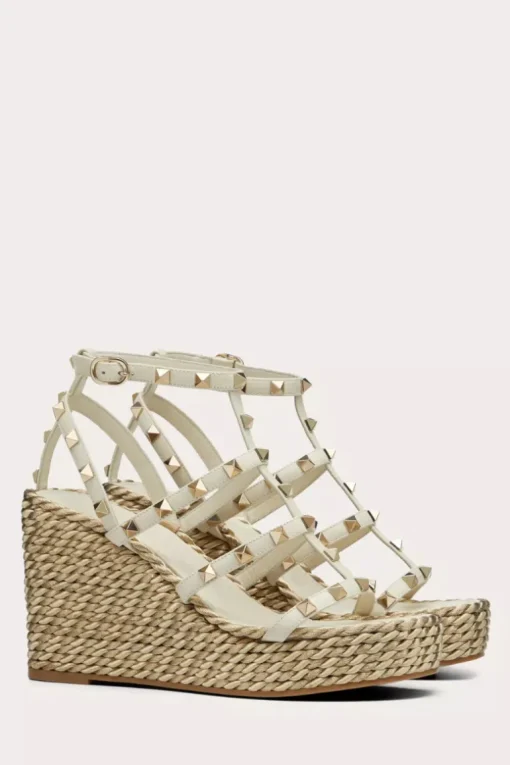 Rockstud Wedge Sandals