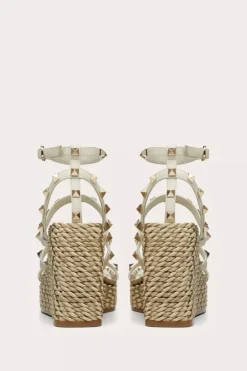 Rockstud Wedge Sandals