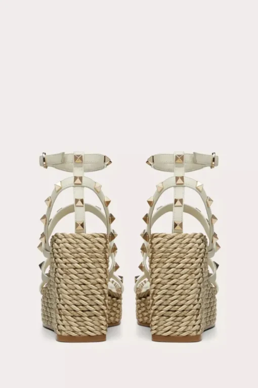 Rockstud Wedge Sandals