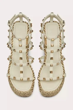 Rockstud Wedge Sandals