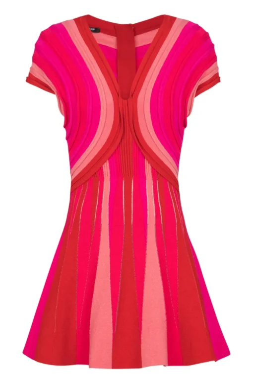 Rolled Flare Dress