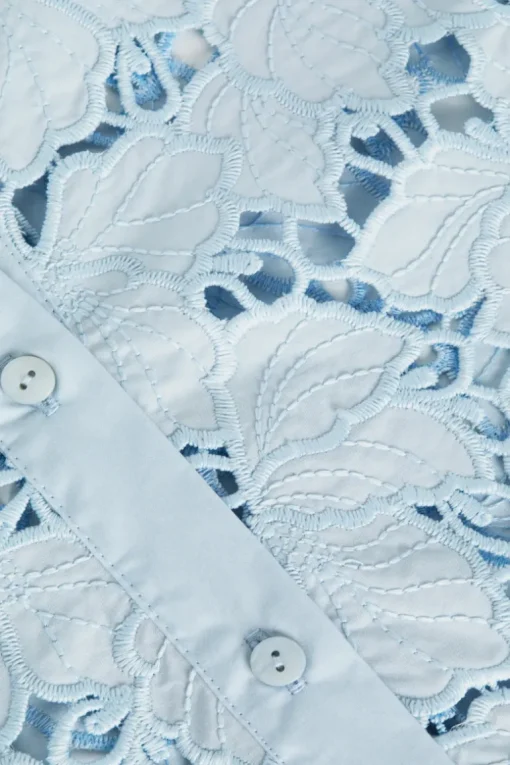 Seychelle Lace Cropped Blouse