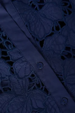 Seychelle Lace Cropped Blouse