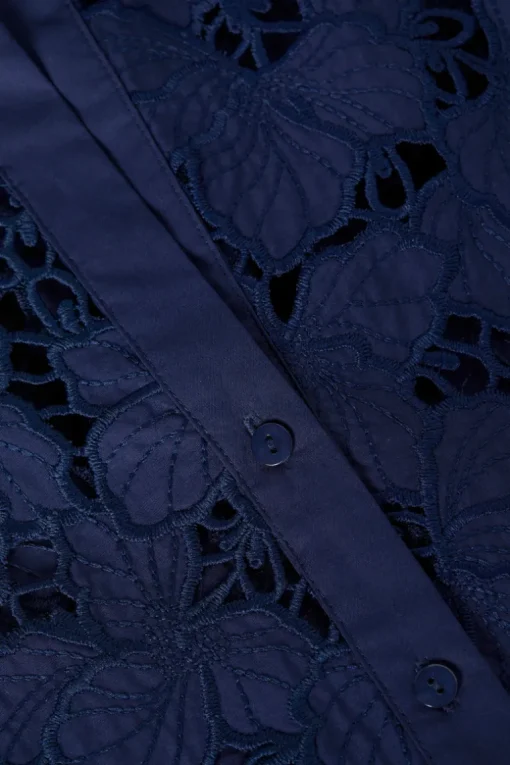 Seychelle Lace Cropped Blouse