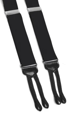 Silk Ribbed Suspenders