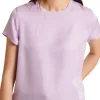 Silk Short Sleeve Crewneck