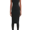 Sleeveless Fitted T-Shirt Dress