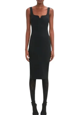 Sleeveless Fitted T-Shirt Dress