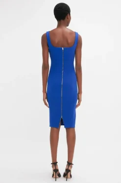 Sleeveless Fitted T-Shirt Dress