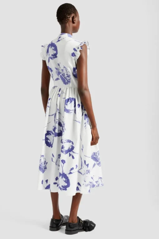 Sleeveless Flared Midi Dress