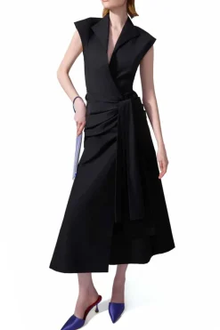 Sleeveless Wrap Dress