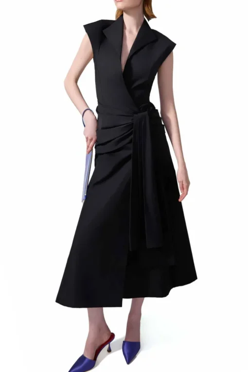 Sleeveless Wrap Dress