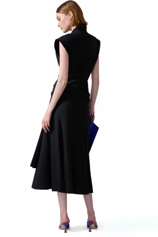 Sleeveless Wrap Dress
