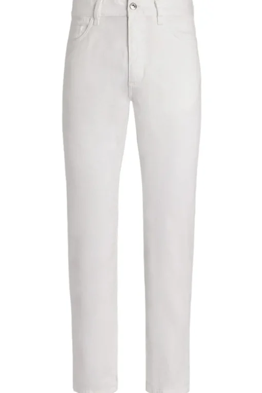 Stretch Linen & Cotton Jeans