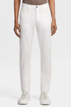 Stretch Linen & Cotton Jeans