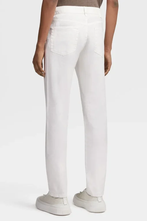 Stretch Linen & Cotton Jeans