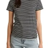 Stretch Slim Striped T-Shirt