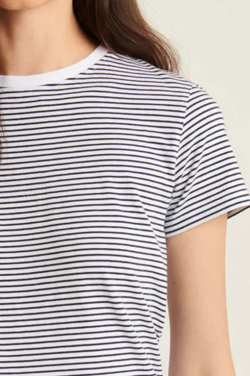 Stretch Slim Striped T-Shirt