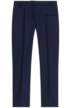 Stretch Wool Skinny Trousers
