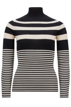 Striped Turtleneck