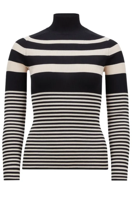 Striped Turtleneck