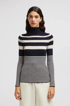 Striped Turtleneck