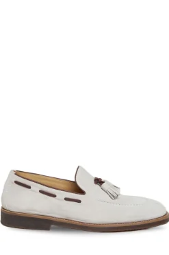 Suede Tassel Loafers
