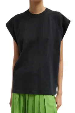 Sweatshirting Sleeveless Easy Top