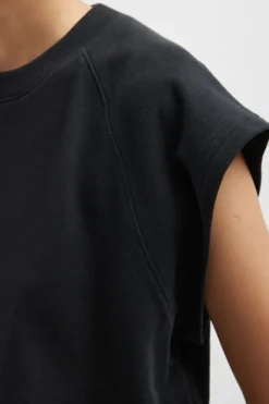 Sweatshirting Sleeveless Easy Top