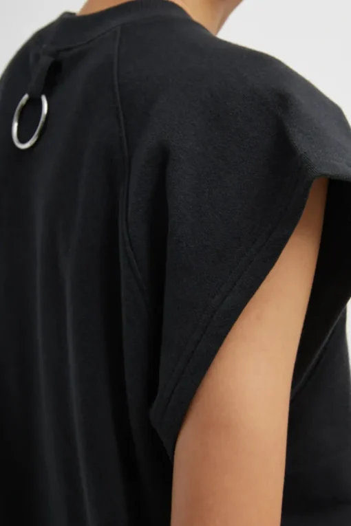 Sweatshirting Sleeveless Easy Top