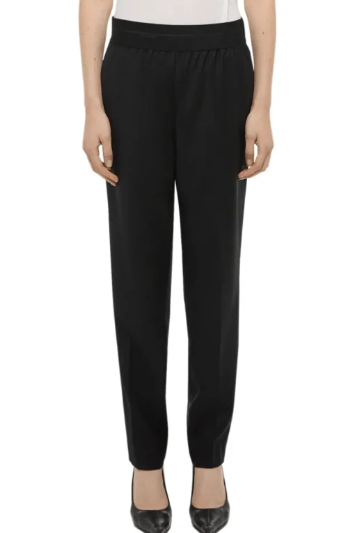 Tapered Wool Trousers
