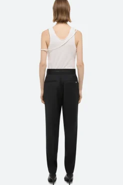 Tapered Wool Trousers