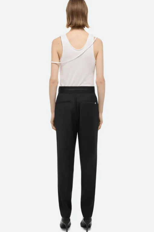 Tapered Wool Trousers