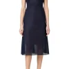 Techno Grid Midi Dress