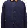 Teddy Trimmed Shirt Jacket
