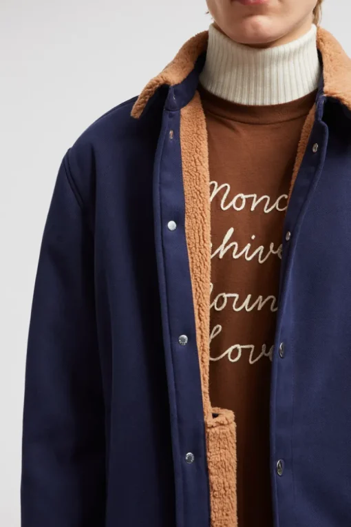 Teddy Trimmed Shirt Jacket